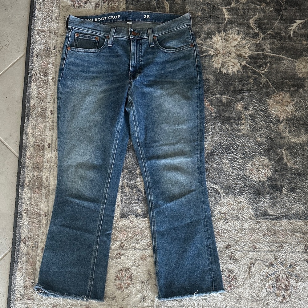 J. Crew Demi Boot Crop Jeans
